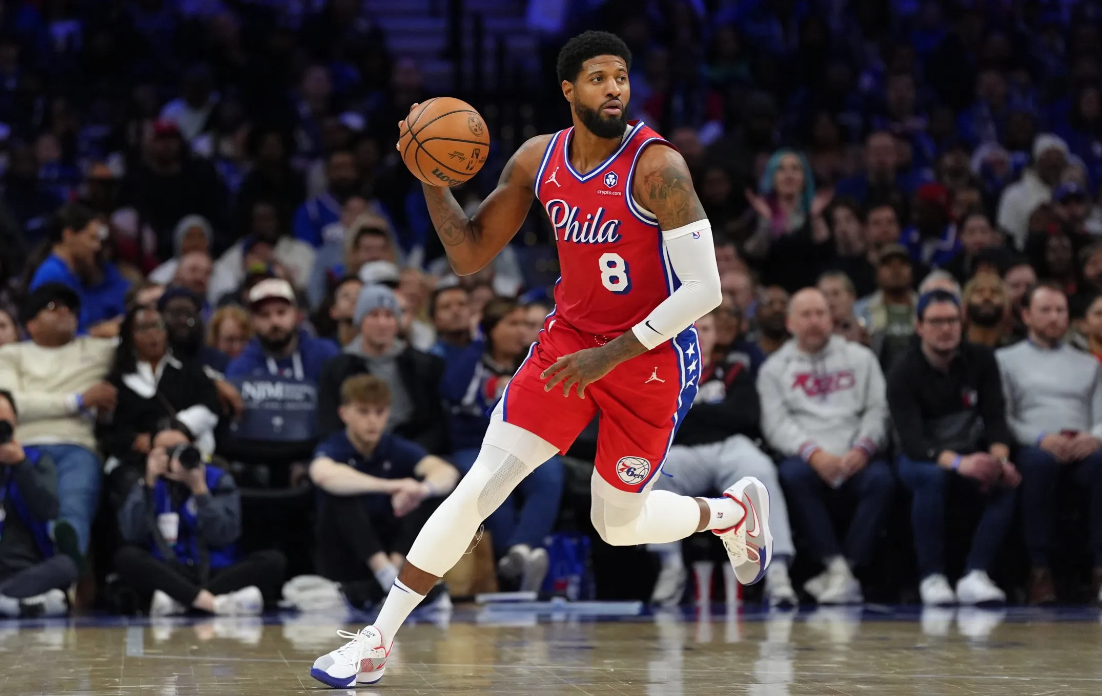 关于广东队翻盘篮网，乔治高光表现的信息